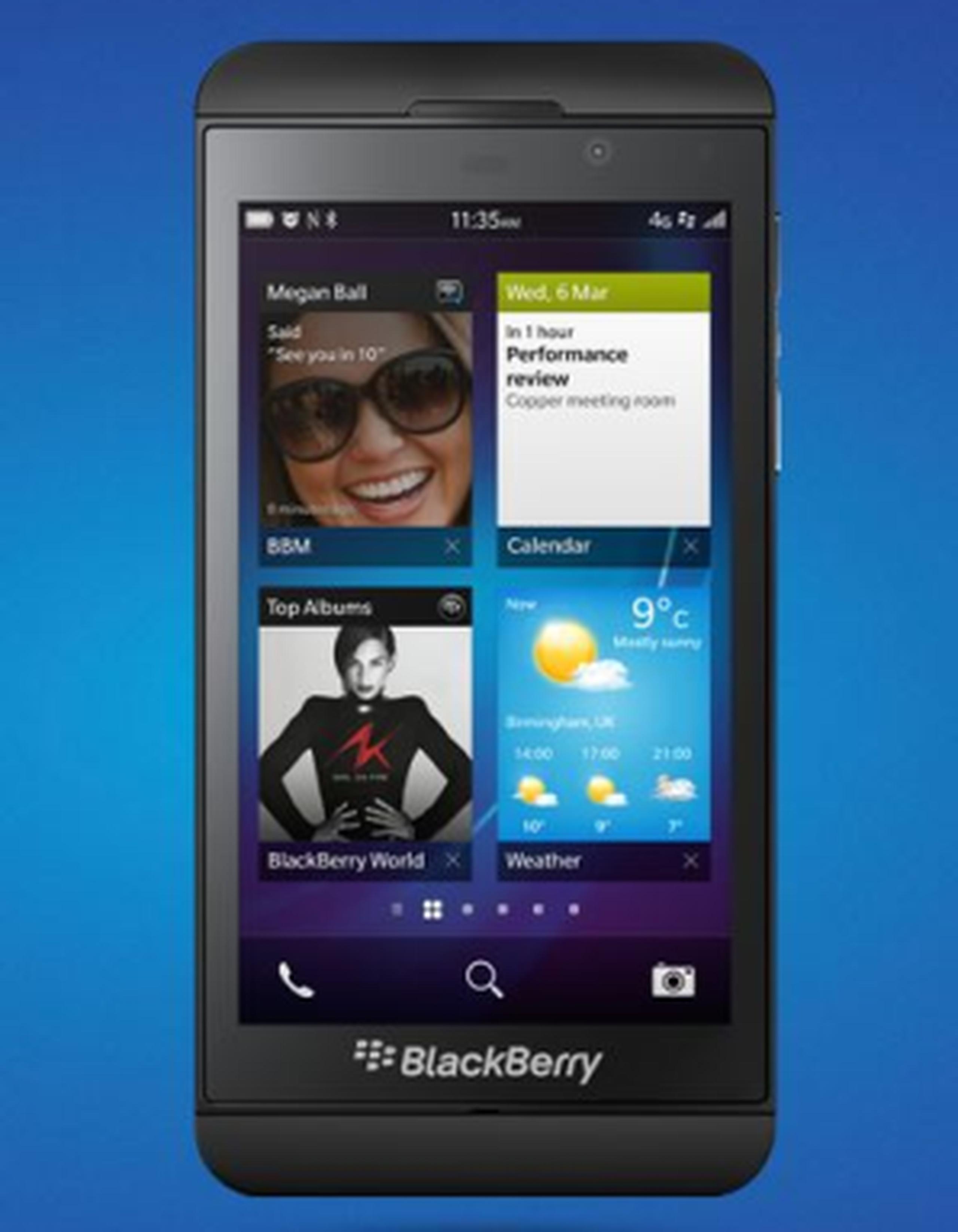Los BlackBerry Z10 de la preventa que se realizó llegarán mañana a los primeros compradores