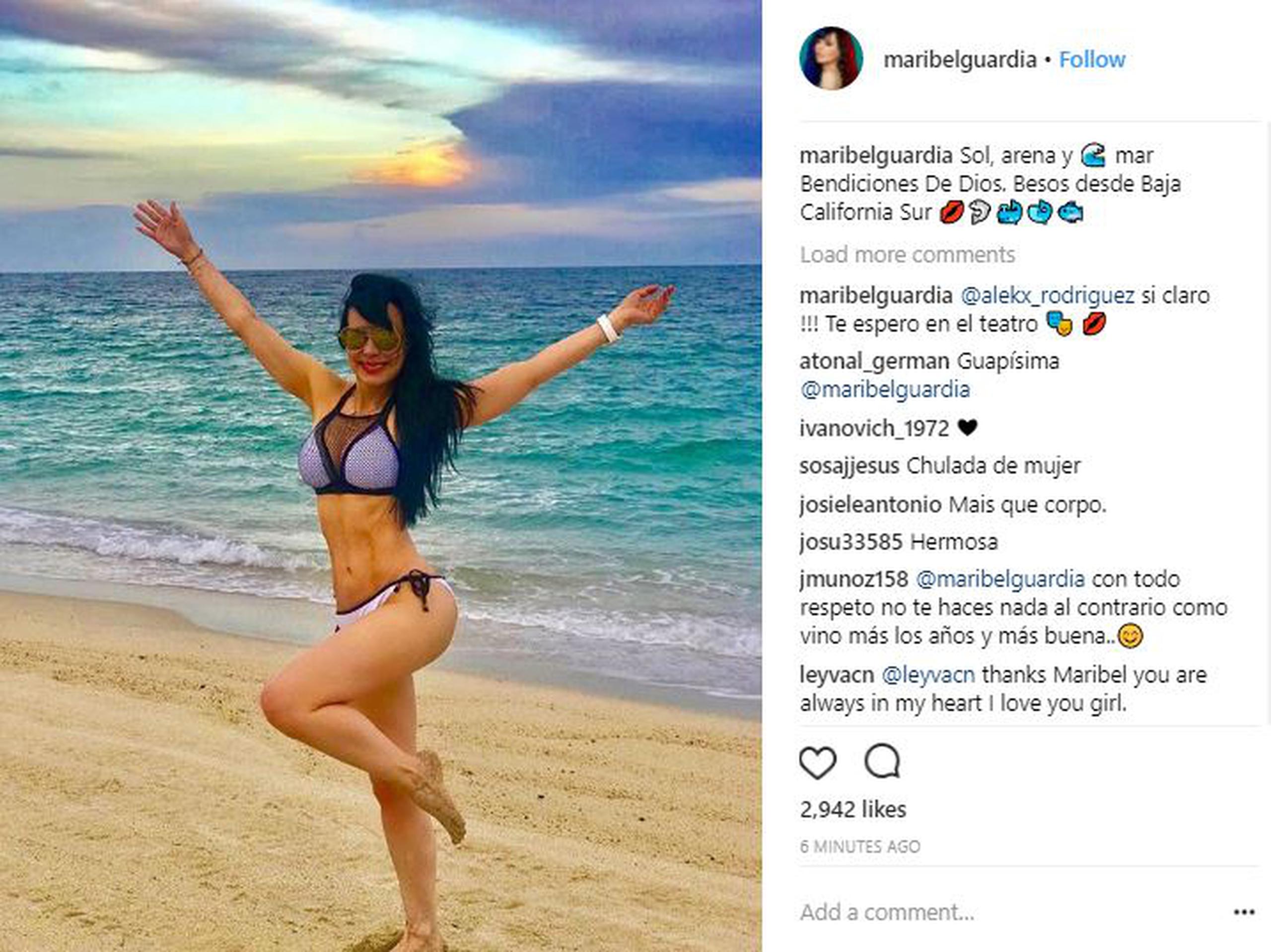 Maribel Guardia Deslumbra Con Figura En Bikini A Sus A Os Primera Hora