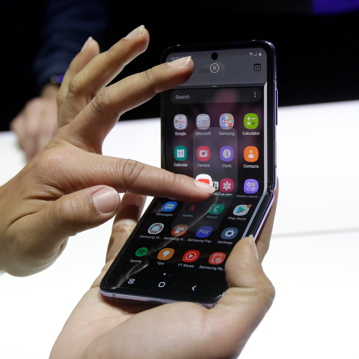Se filtra imagen del Galaxy Z, un nuevo smartphone plegable de 10 pulgadas