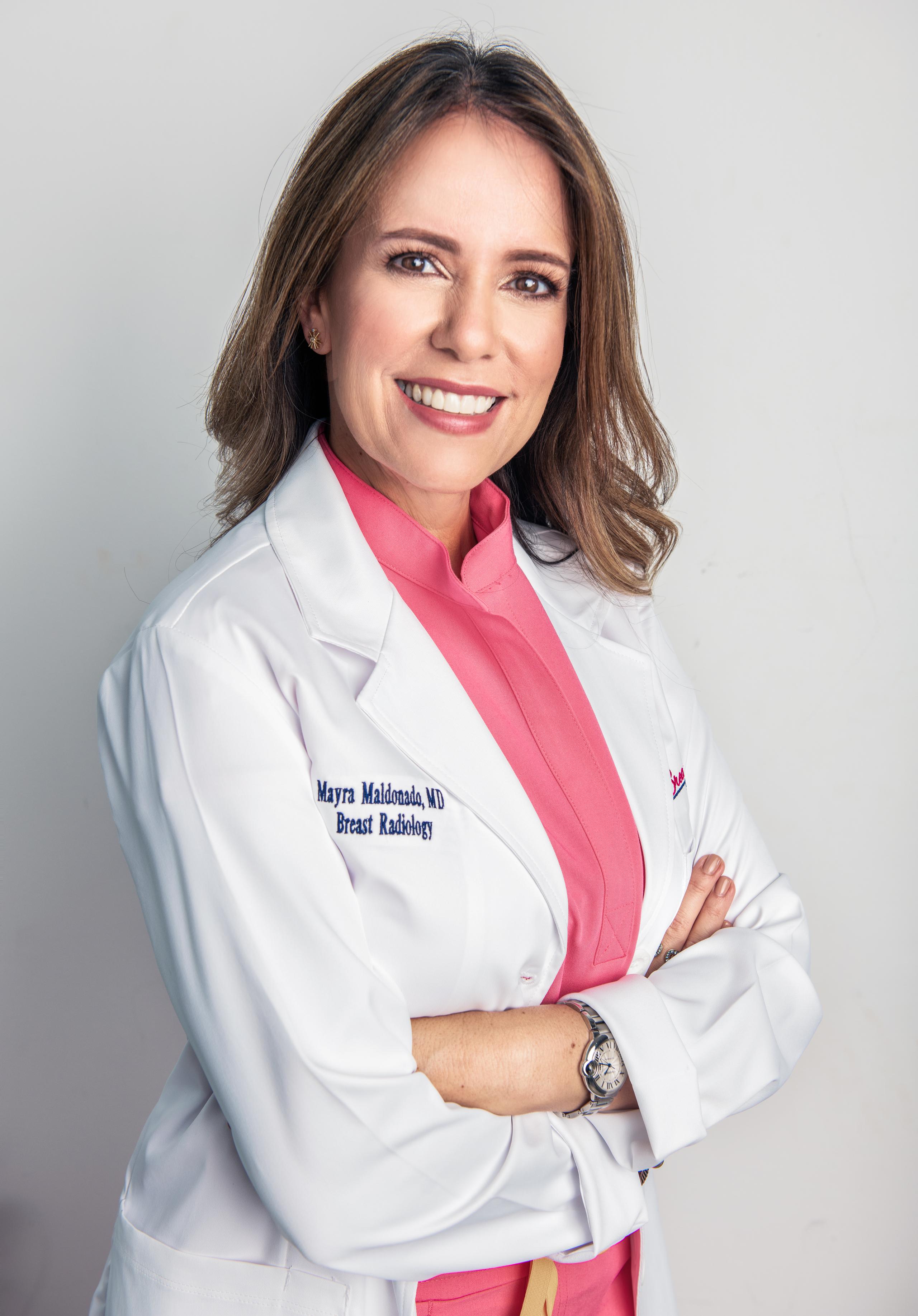 Dra. Mayra Maldonado Durán, radióloga, especialista en cáncer de seno