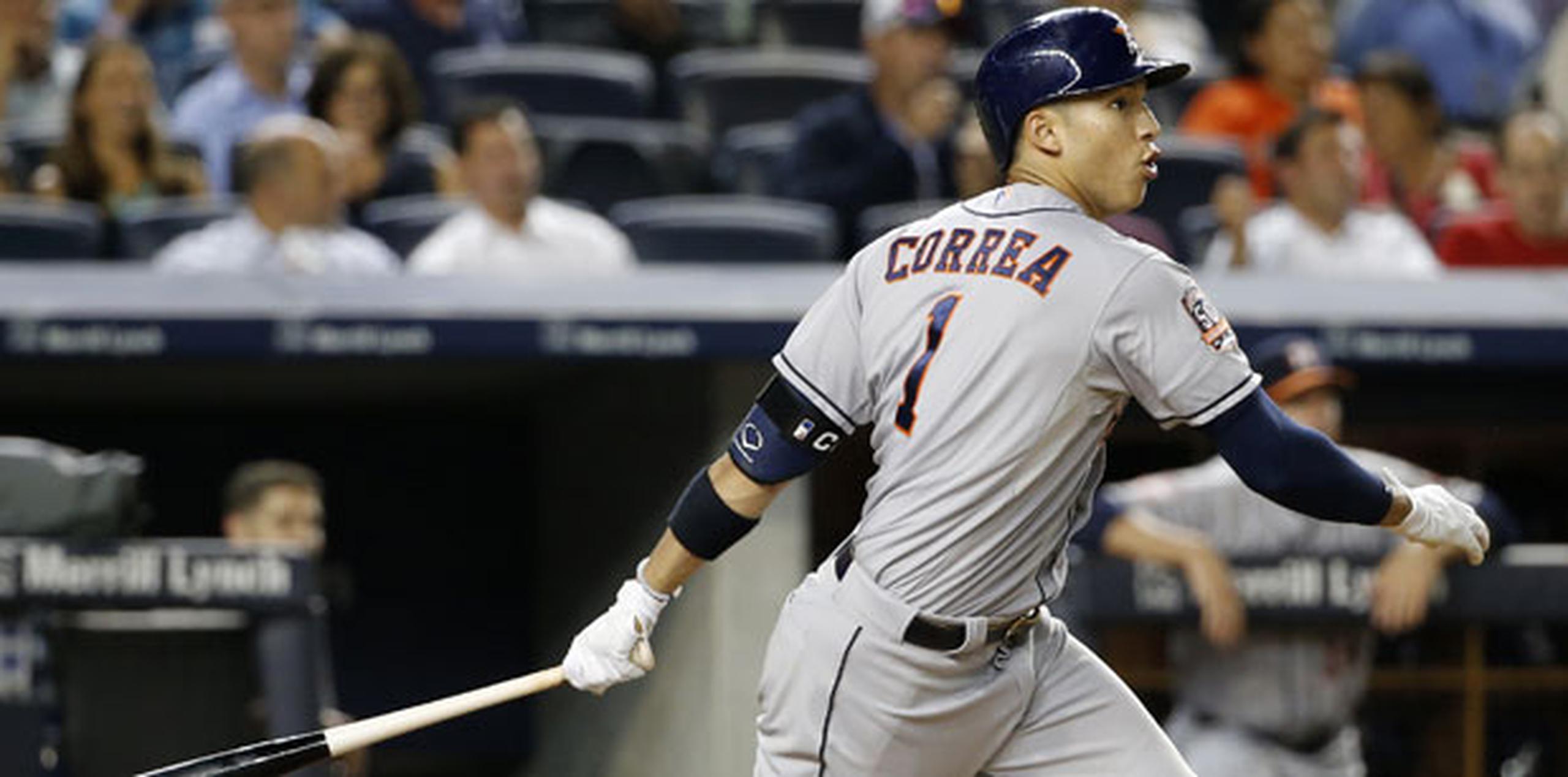 Correa se lastimó el pasado lunes en Houston. (Archivo)
