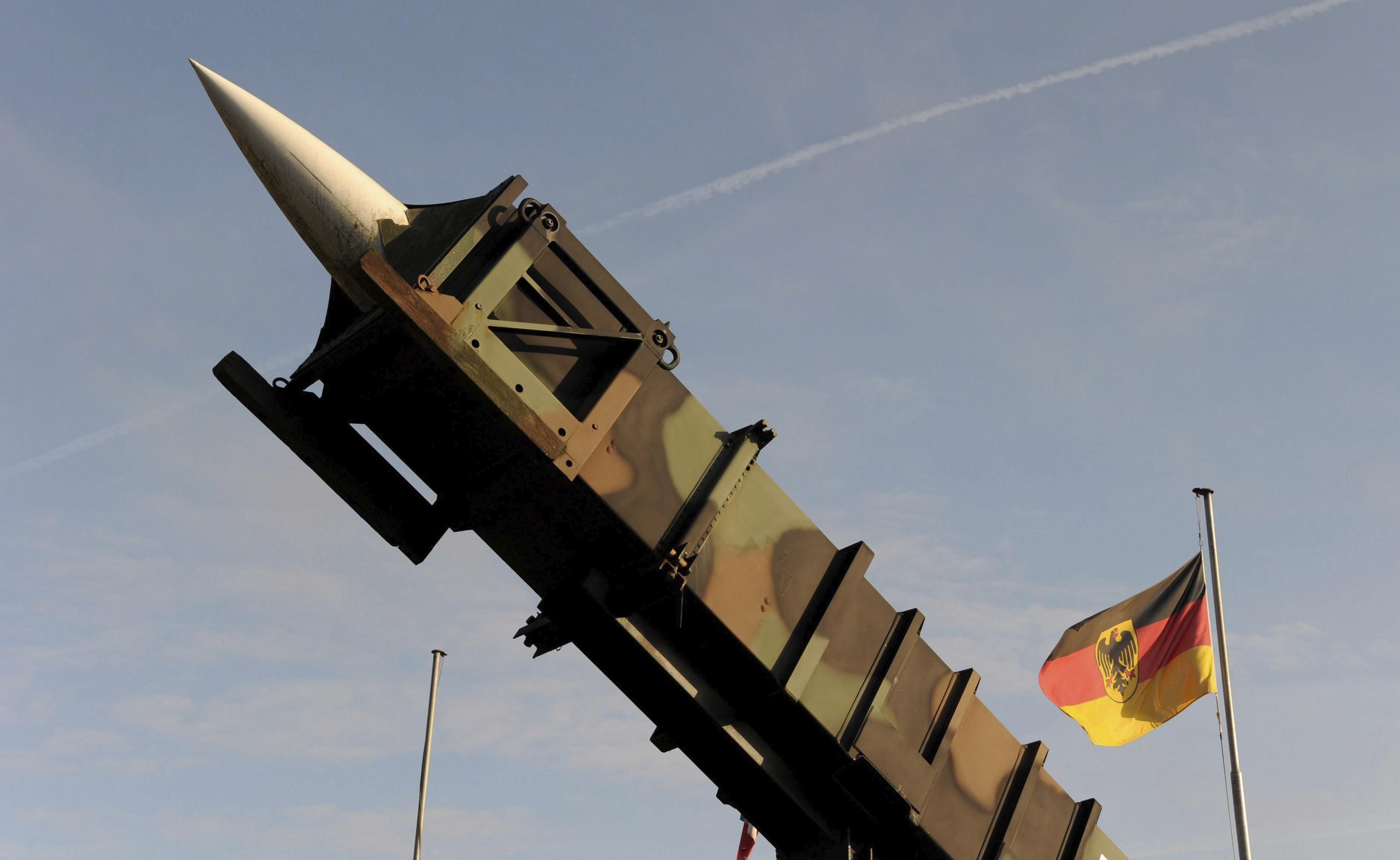 Imagen de archivo datada el 19 de noviembre del 2012 de un misil Patriot en Husum, Alemania. EFE/Carsten rehder
