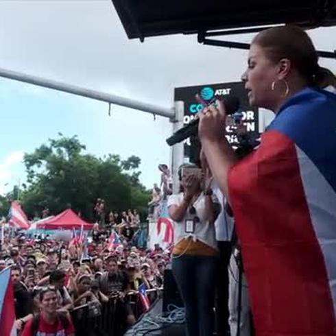 Olga Tañón quema a Ricardo Rosselló con su voz