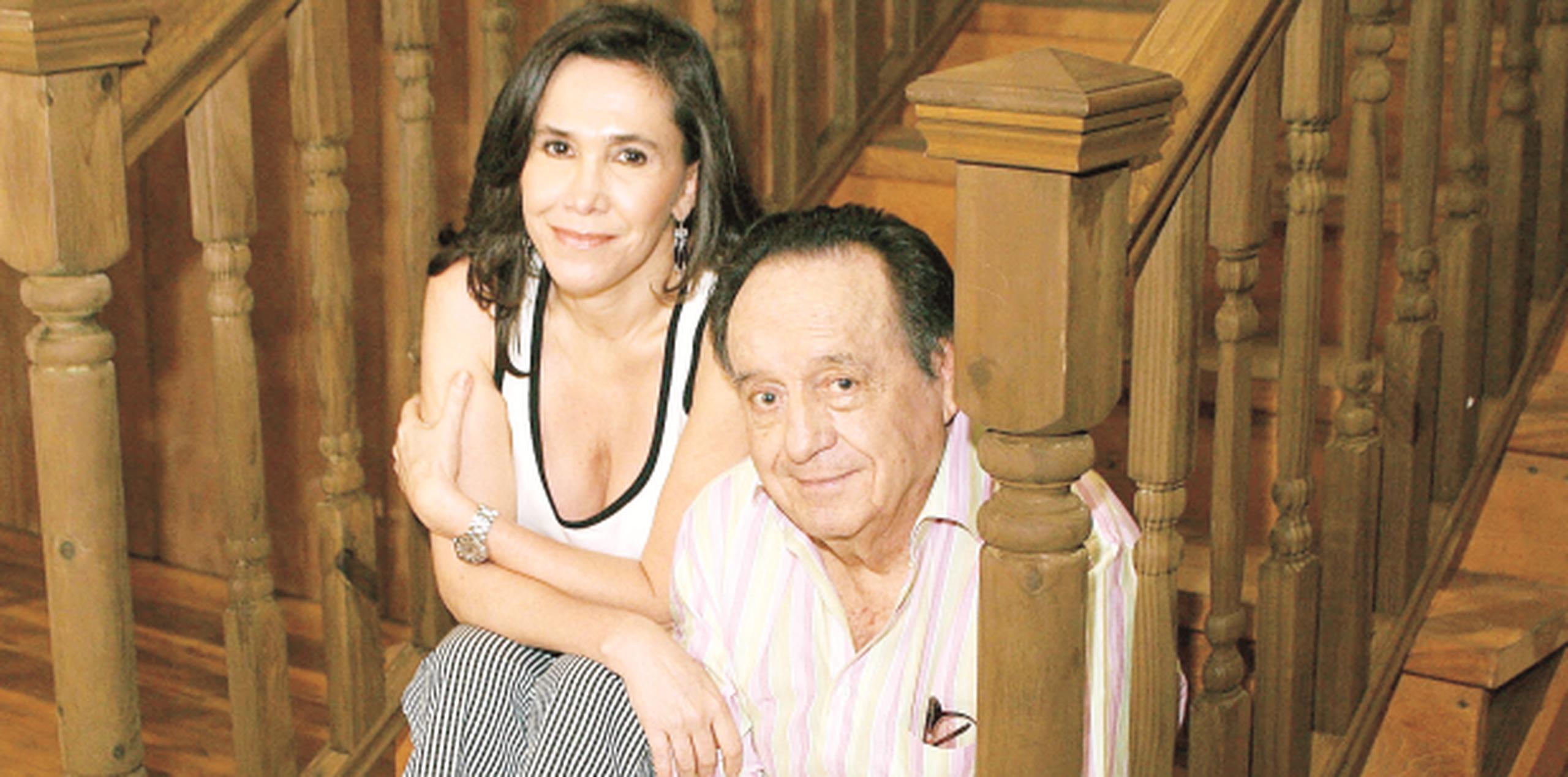 Florinda Meza y Roberto Gómez Bolaños "Chespirito". (Archivo)