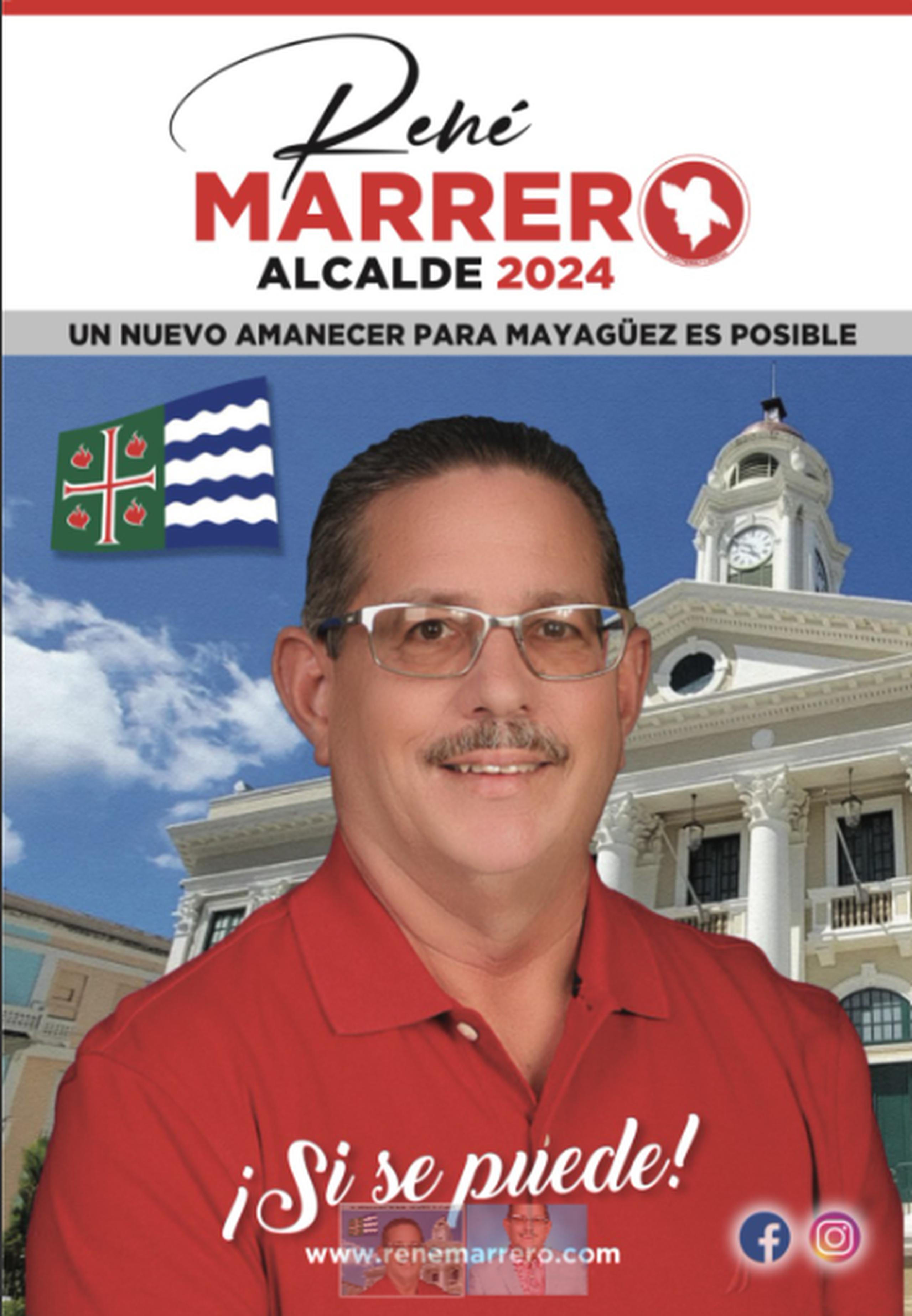 René Marrero Rosado busca convertirse en alcalde de Mayagüez por el PPD.