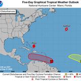 Aumenta potencial ciclónico de onda tropical al este de las Antillas