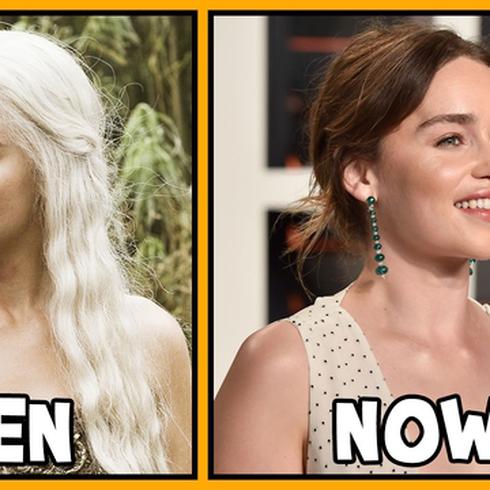 Antes y después de actores de "Game of Thrones"
