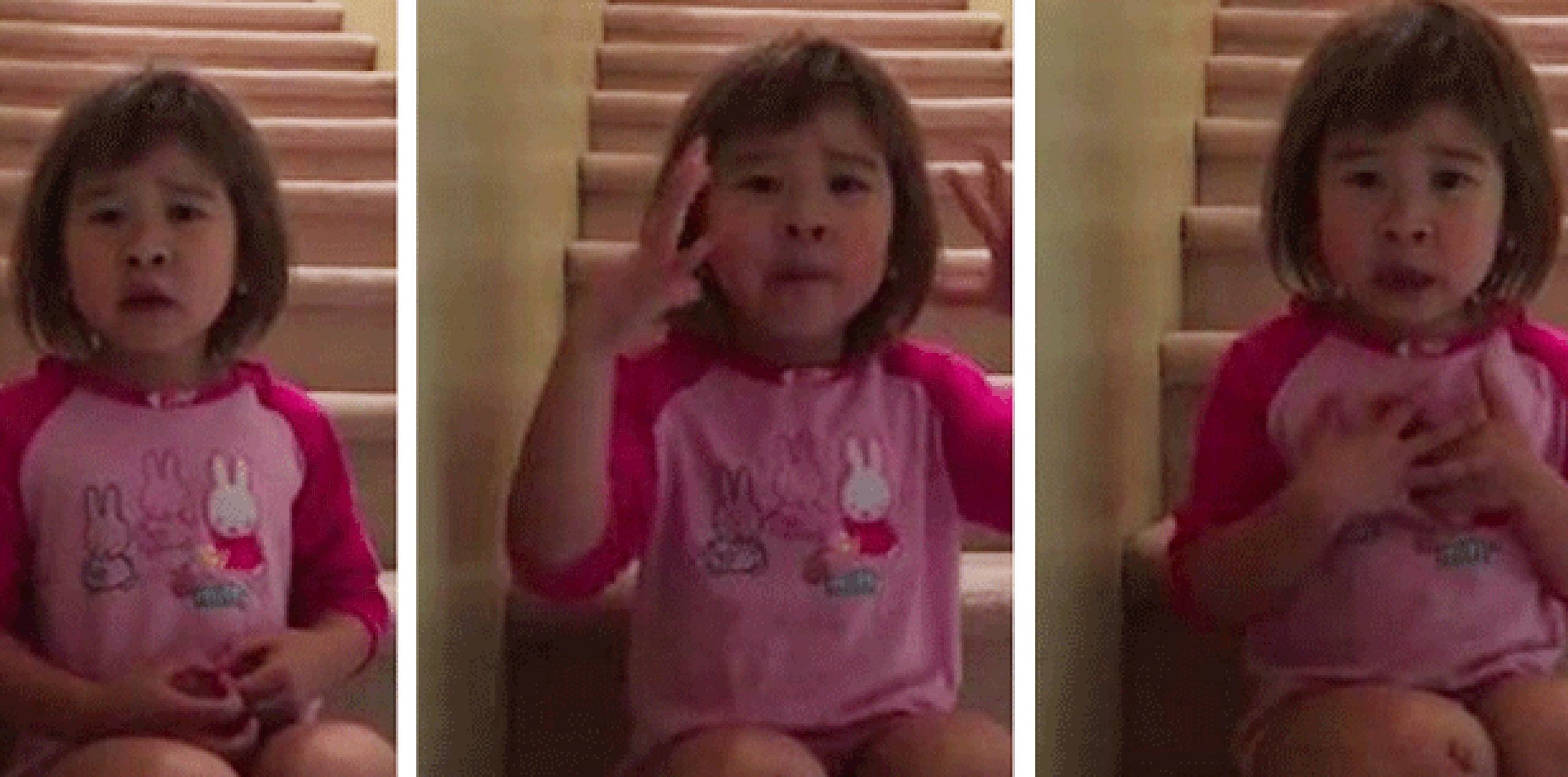 La pequeña de seis años de edad dio una lección de sabiduría a sus padres y al mundo.  (YouTube)