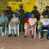 Las FARC liberan a cuatro secuestrados