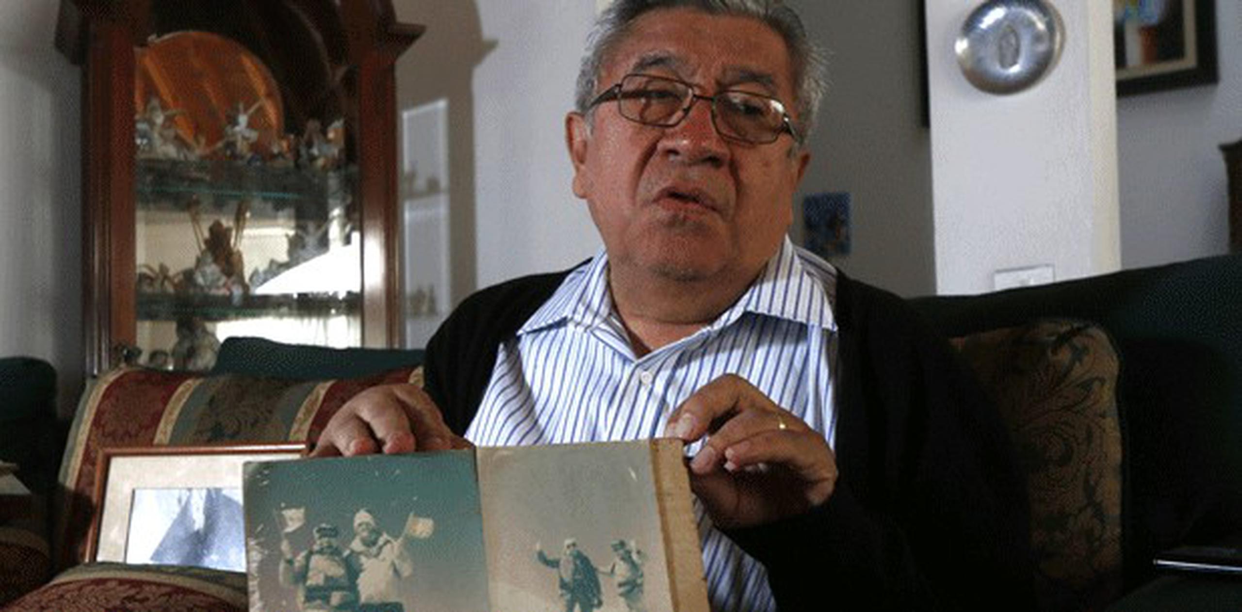 Luis Espinosa Ruiz es uno de los tres supervivientes de una avalancha de nieve que sepultó a cuatro de siete excursionistas que ascendían hacia el cráter del volcán, ubicado entre los estados de Puebla y Veracruz, el 2 de noviembre de 1959. (EFE)