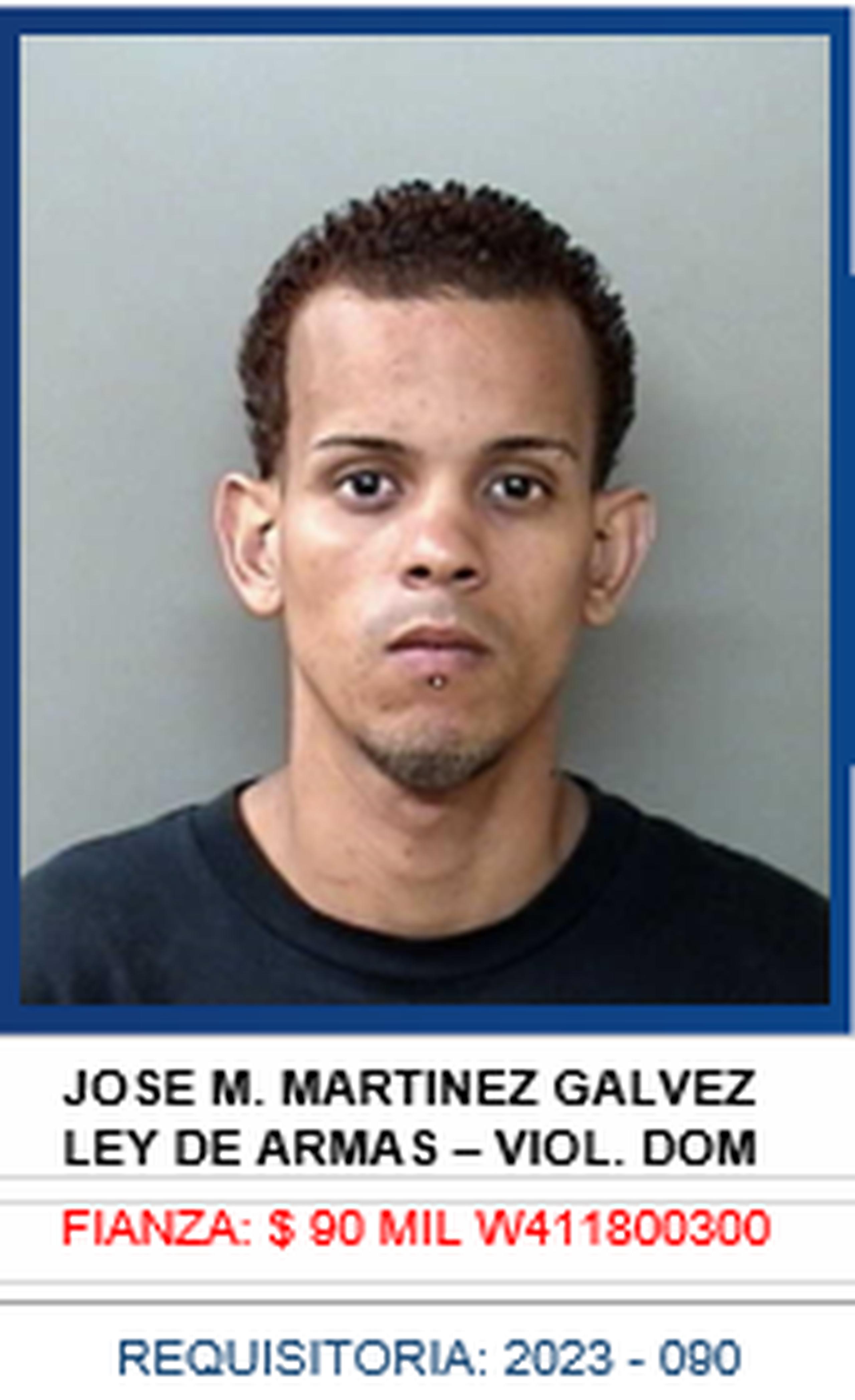 José M. Martínez Galvez enfrentaba a nivel federal una orden de arresto con una fianza de $90,000 y otra orden de arresto a nivel federal por narcotráfico.