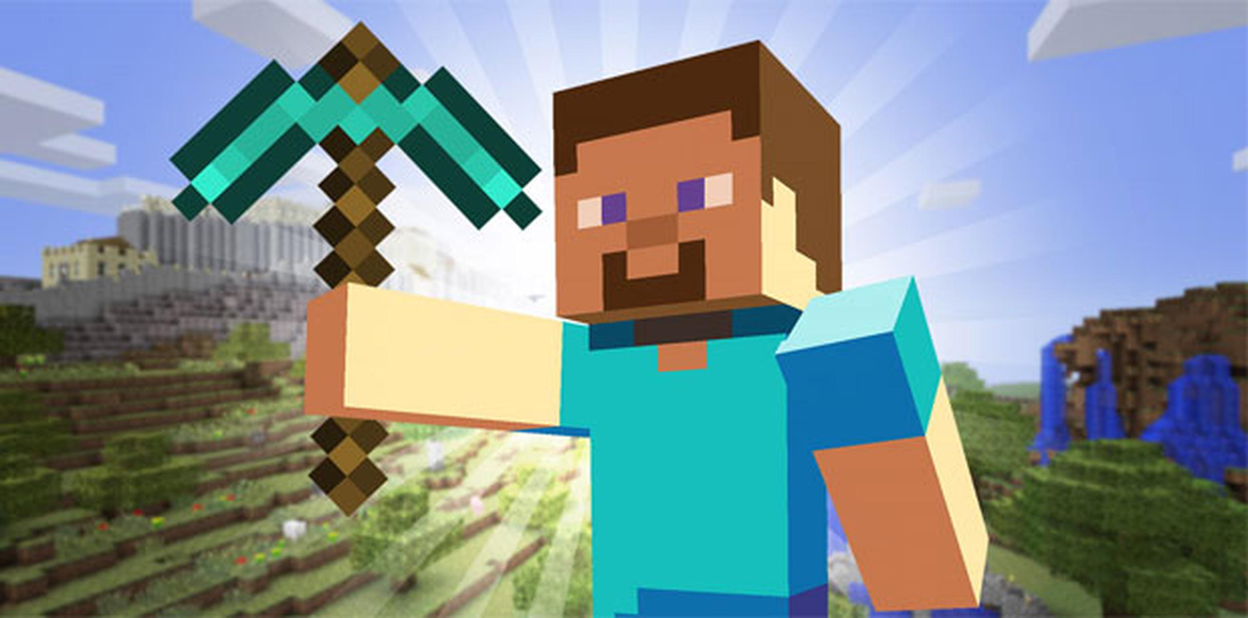 Minecraft permite a sus usuarios construir y explorar en un mundo virtual.