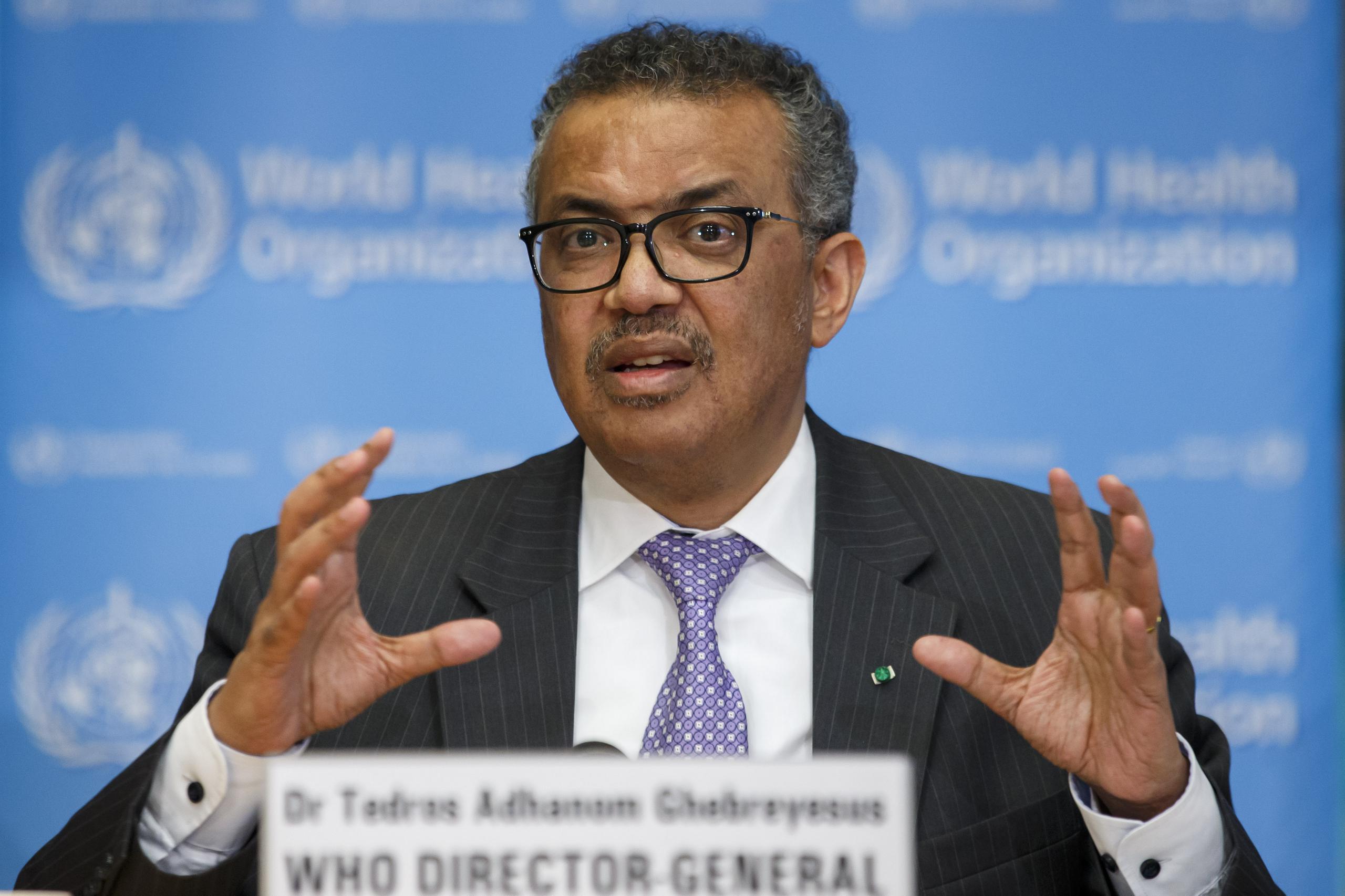 El médico etíope Tedros Adhanom Ghebreyesus es el director general de la Organización Mundial de la Salud.