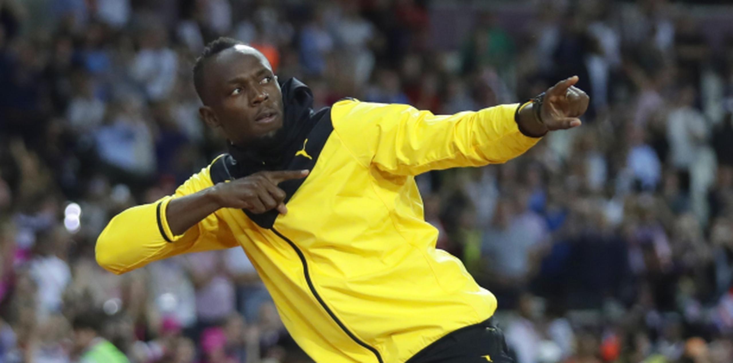 Usain Bolt culminó su carrera deportiva en el Mundial de Londres el fin de semana pasado. (AP / Matt Dunham)