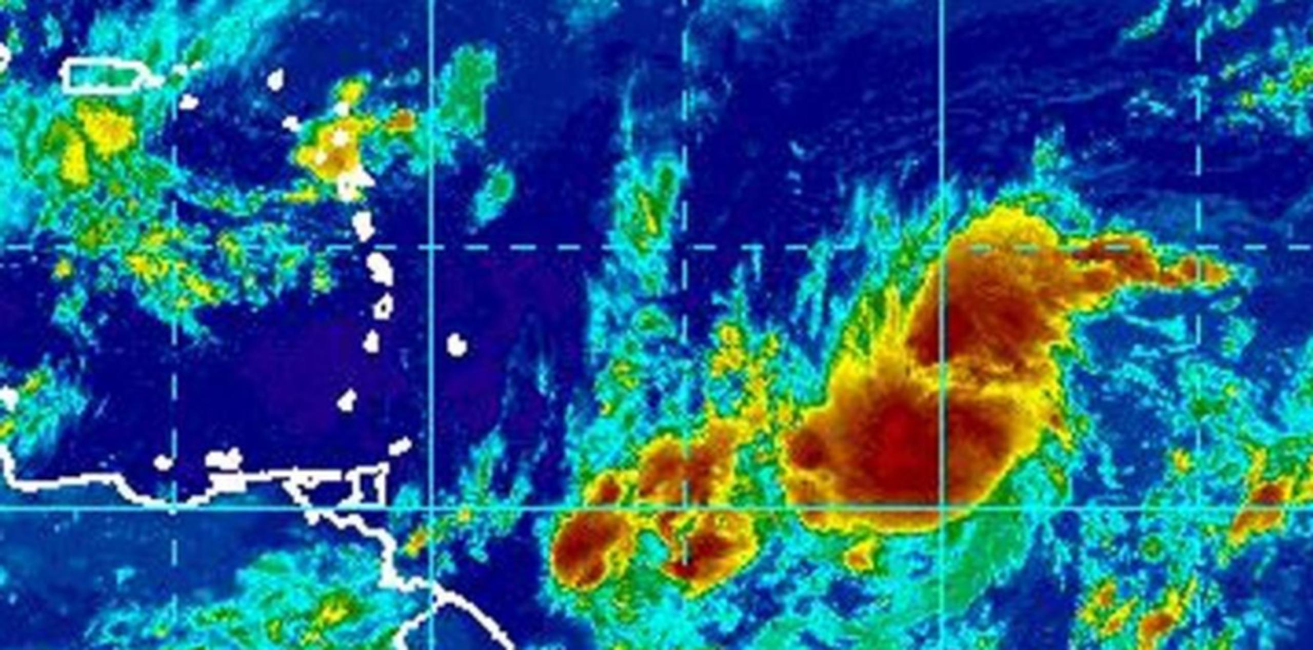 Existe la posibilidad de que el sistema se acerque o pase por la Isla de martes a jueves de la próxima semana. (Captura / NOAA)