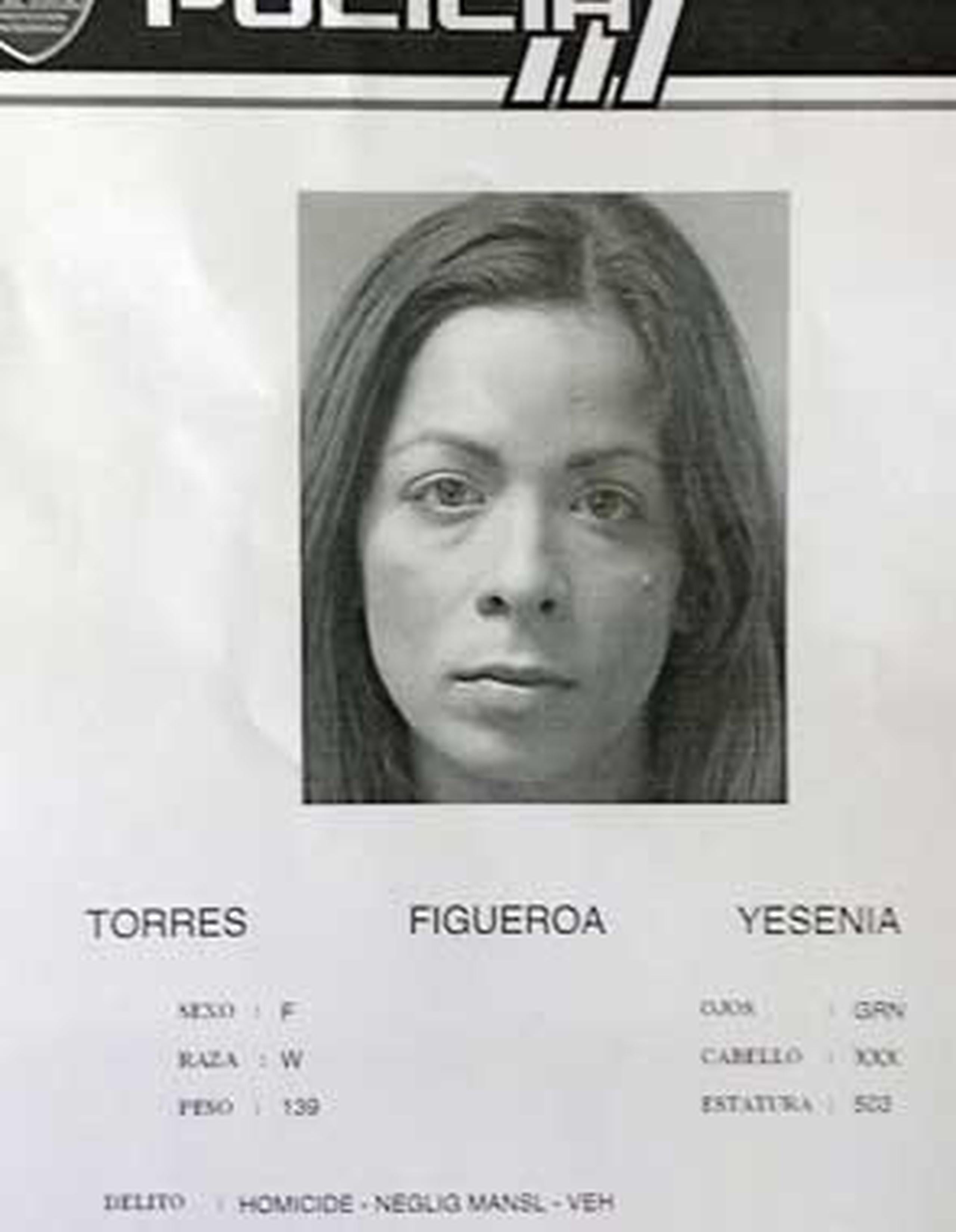 En la ficha de Yesenia Torres se indicó erróneamente que la periodista había sido acusada de homicidio. (Archivo)