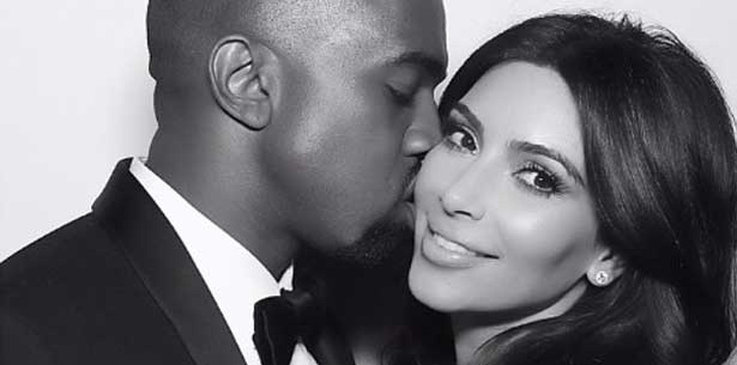 Kardashian publicó en Instagram y Twitter un mensaje para su esposo, el rapero Kanye West. (Instagram)