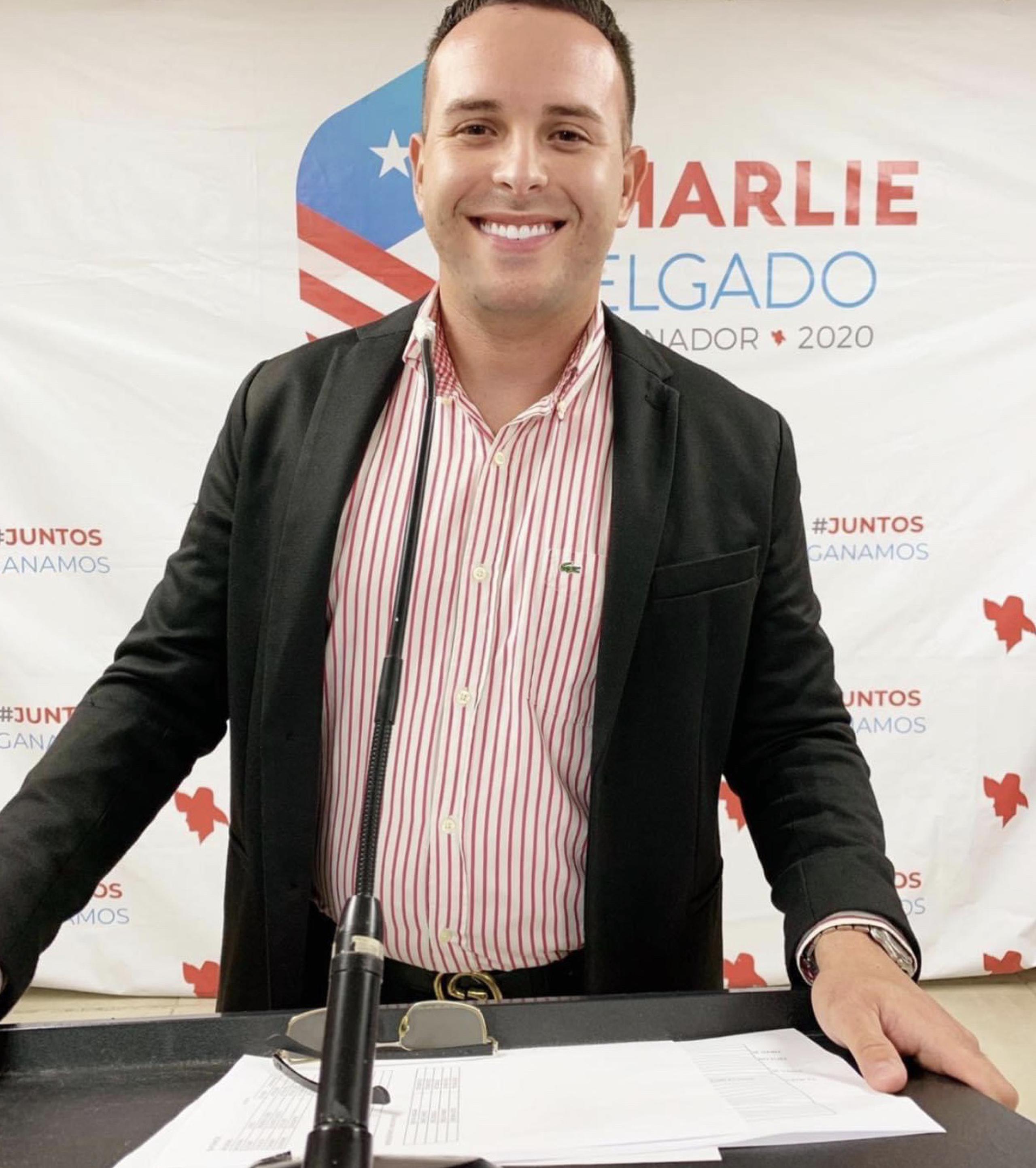 Joel Chevres Santiago, candidato a la alcaldía de Naranjito por el Partido Popular Democrático.