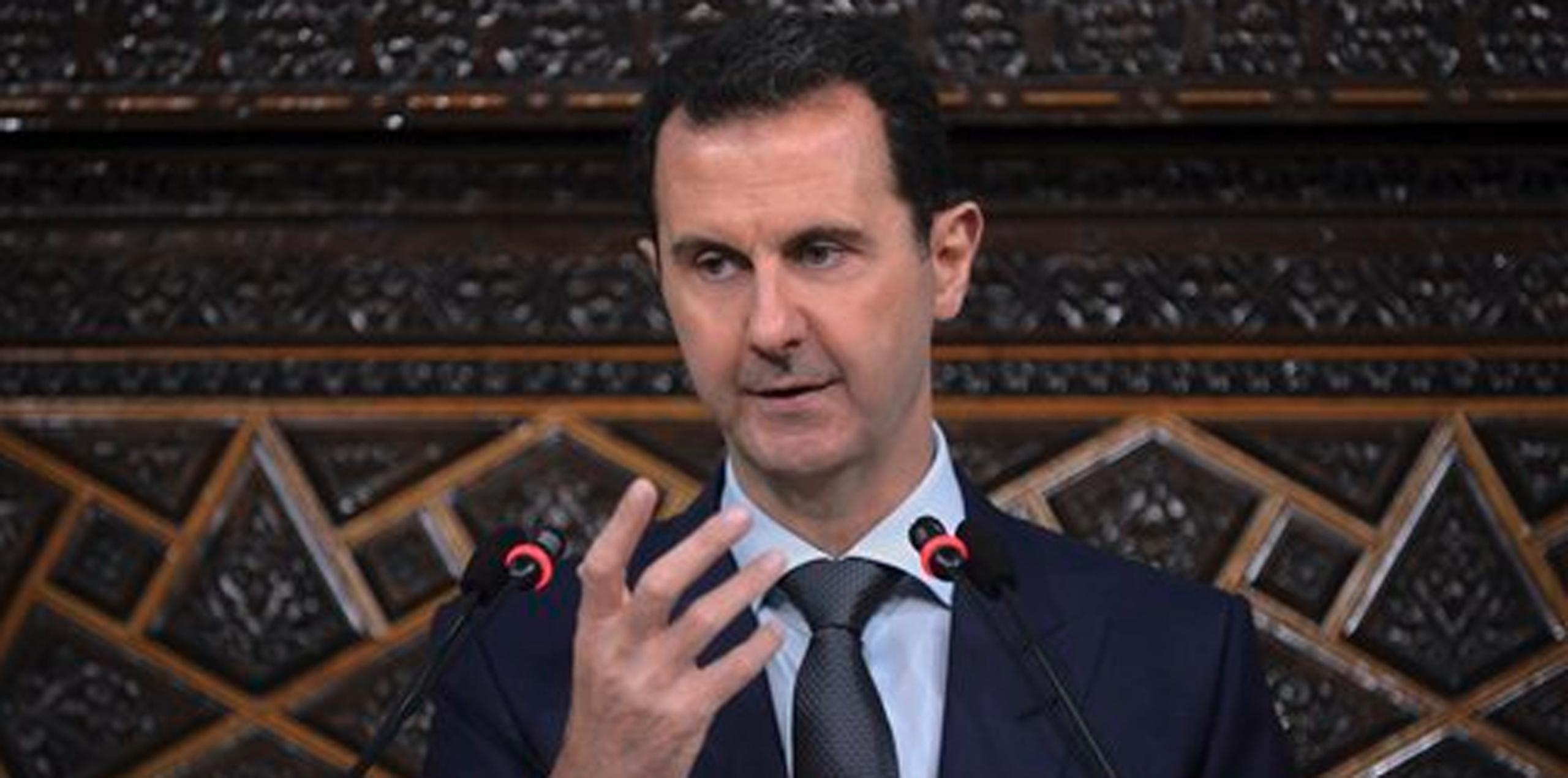 Assad ha negado ser el responsable del ataque. (AP)
