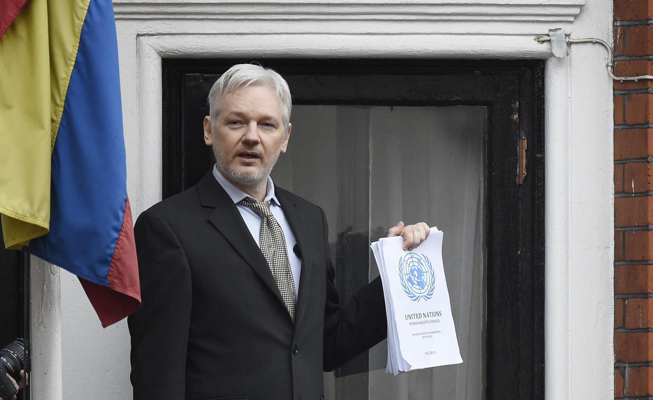 El ofundador de WikiLeaks, Julian Assange.