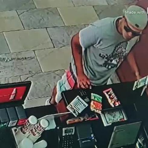Buscan identificar hombre por robo a pizzería