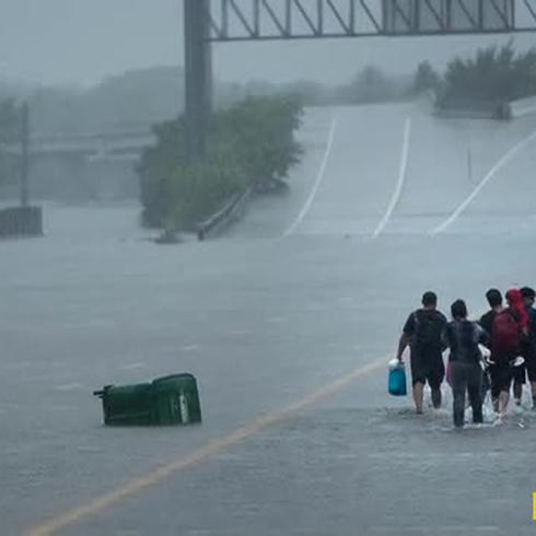 Houston bajo agua por Harvey