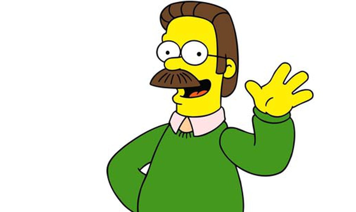 Recuerdan a Ned Flanders en el Día Internacional del Zurdo ...