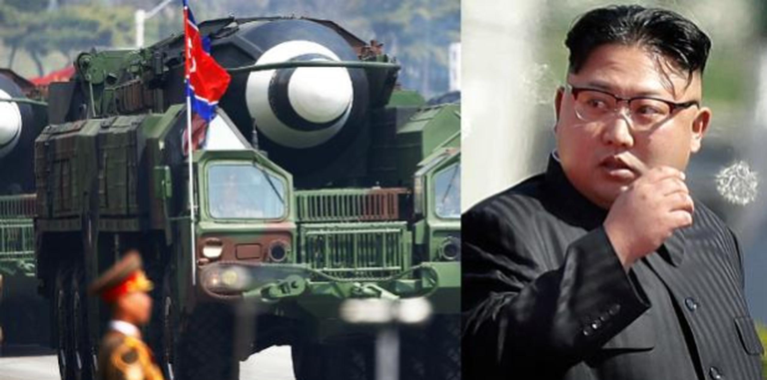 La fallida prueba se produjo un día después de que Corea del Norte celebrara con un desfile militar el "Día del Sol". (GDA)