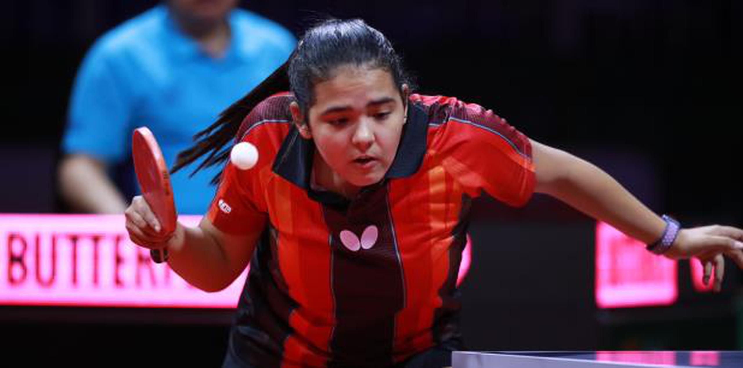 Adriana Díaz es la número 31 del mundo. (Remy Gros / ITTF)