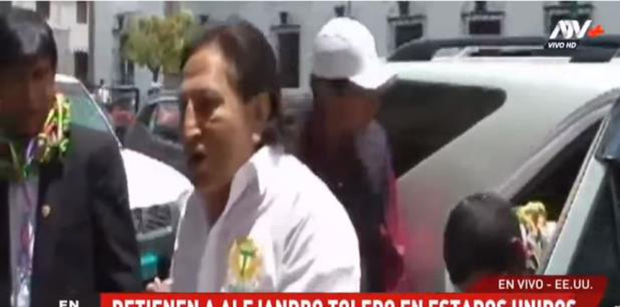 Toledo, de 72 años, está pedido en extradición por la justicia de Perú. (Captura)