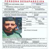 Buscan hombre desaparecido desde el 18 de agosto en Guayama