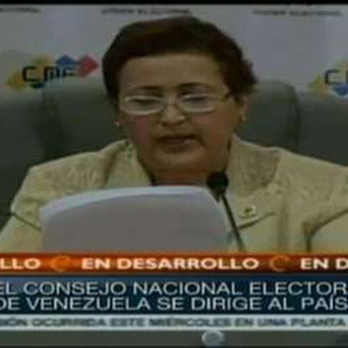 Consejo Nacional Electoral venezolano acepta la petición de Carriles