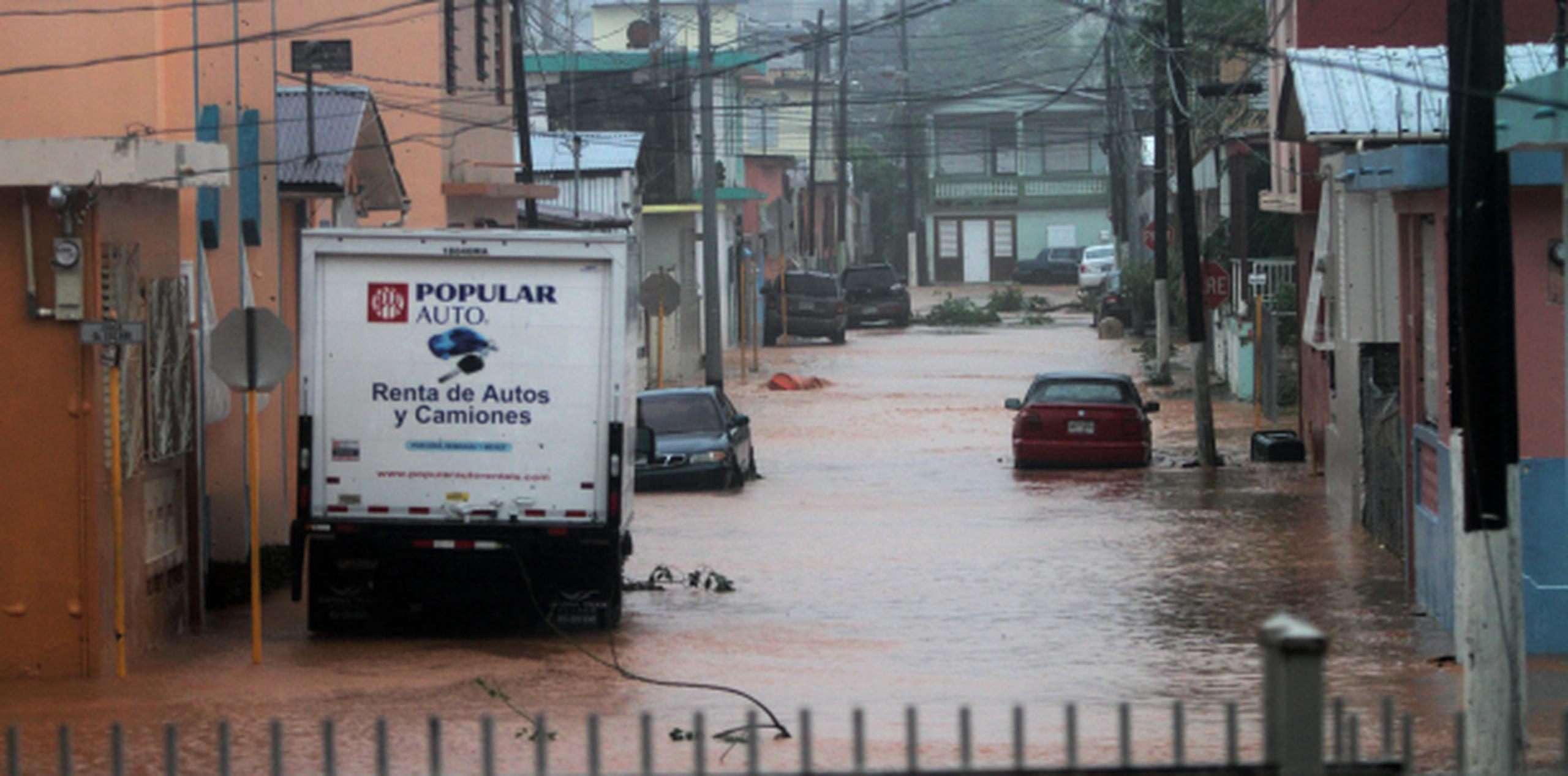 El Río Yagüez se salió durante el paso del huracán María (Para Primera Hora / Gerardo Castillo)