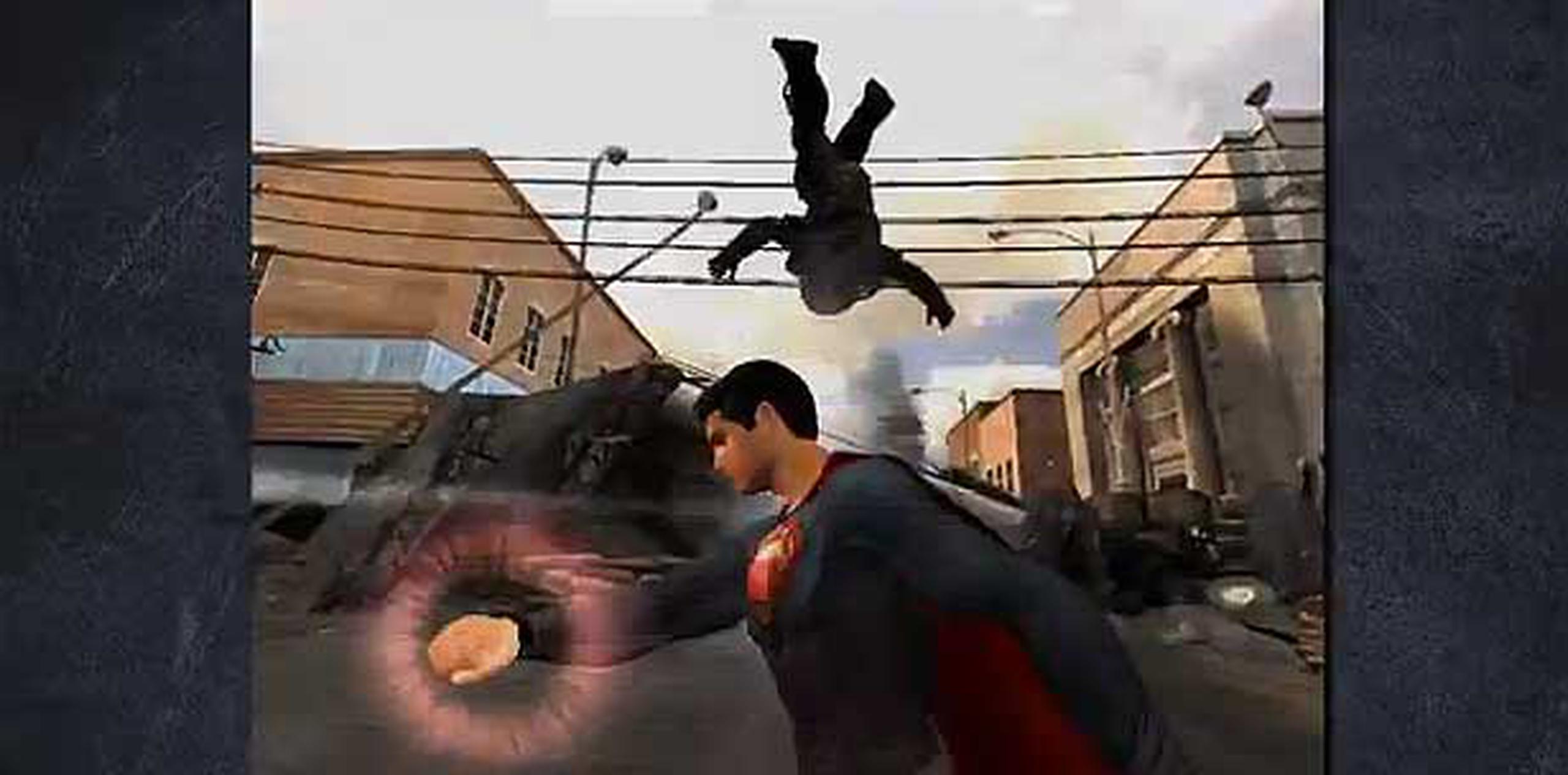 Superman enfrentará a las fuerzas invasoras del General Zod en diversos escenarios de Metropolis. (YouTube)