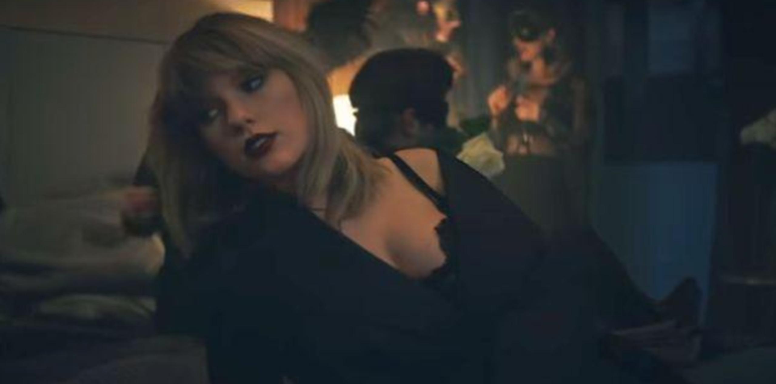 Escena del vídeo con Taylor Swift. (Foto/Captura)
