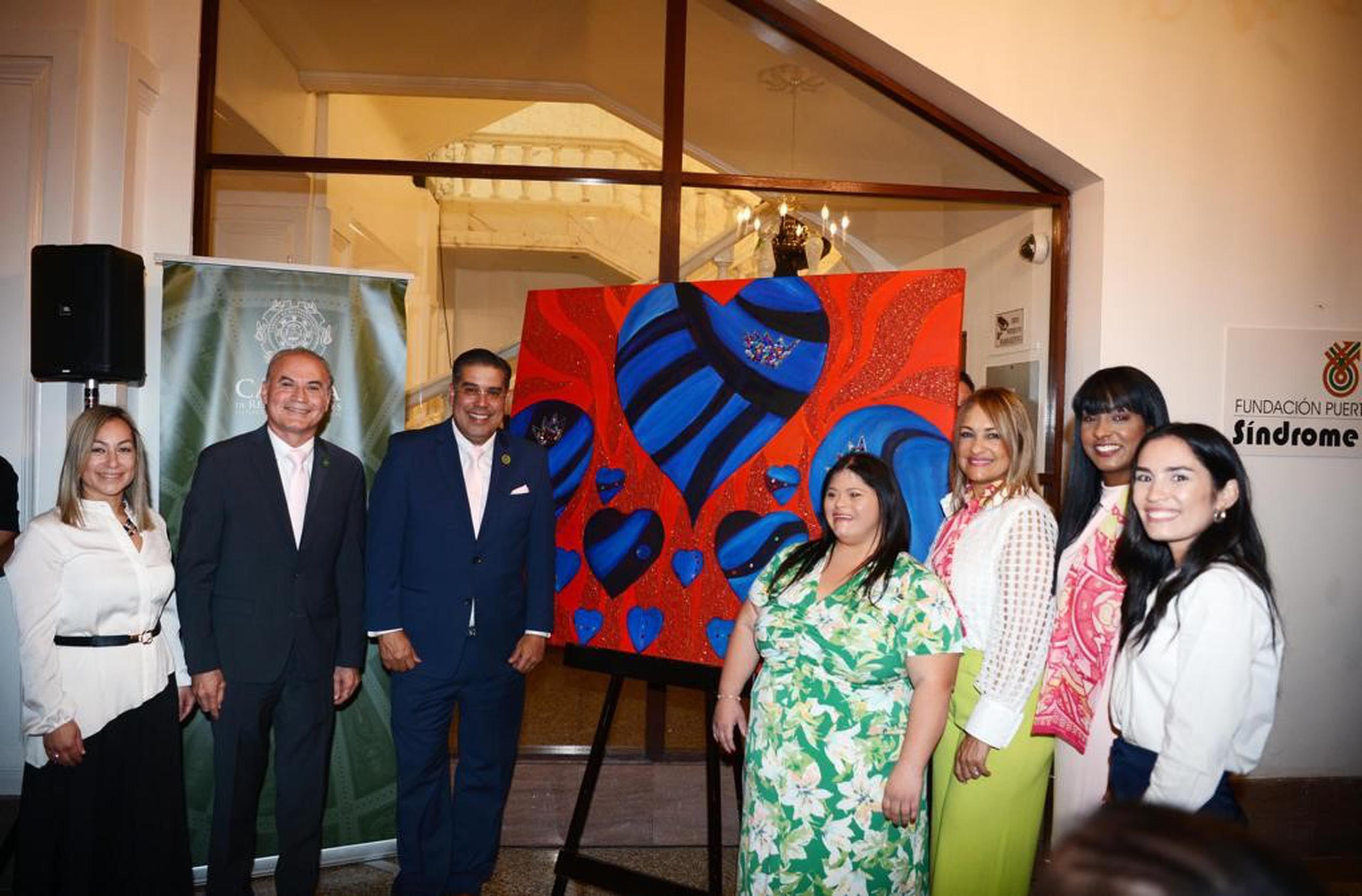 Esta es la segunda exposición que lleva a cabo la Fundación Puertorriqueña Síndrome Down en la Cámara de Representantes.