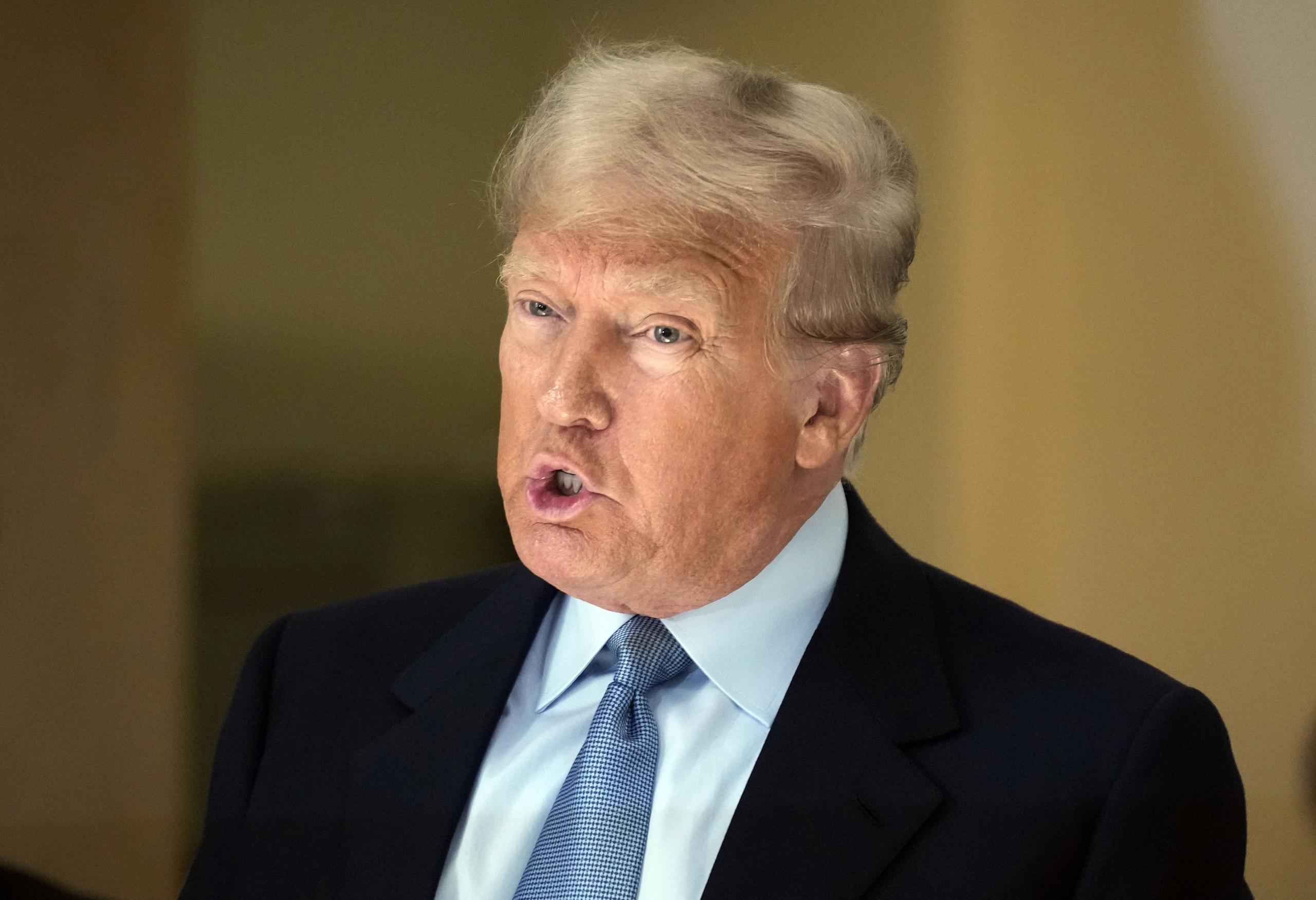 El expresidente Donald Trump (Foto AP /Seth Wenig)