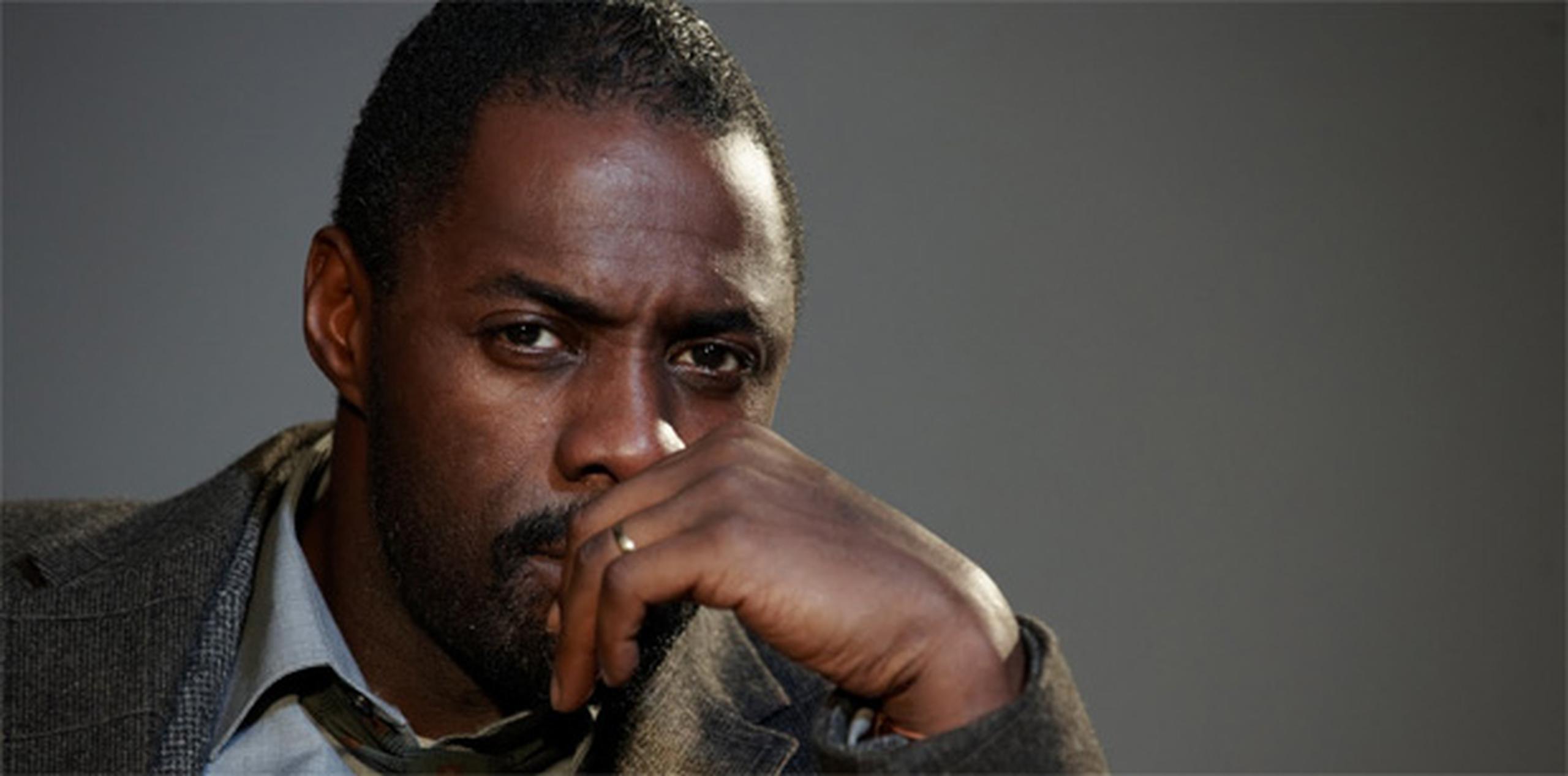 Al actor británico Idris Elba el éxito le empezó a llegar en forma de Globo de Oro por su detective Luther en el drama policial de la BBC.