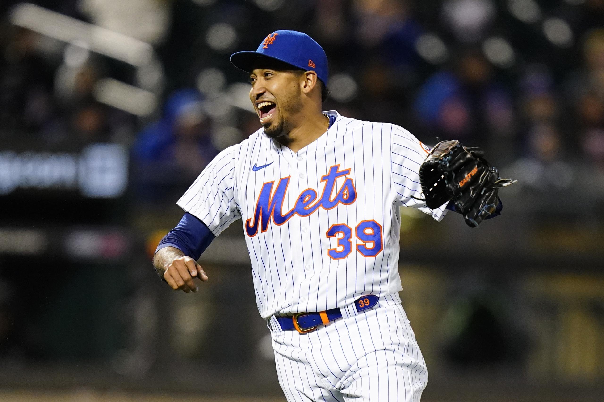 El taponero boricua Edwin 'Sugar' Díaz, de los Mets de Nueva York, consiguió su rescate número 32 de la temporada el martes ante los Nationals.