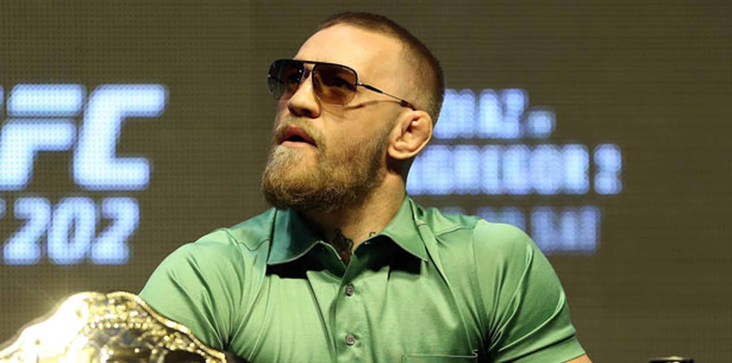 McGregor (20-3), fue penalizado por sus acciones durante una rueda de prensa previa al combate UFC 202 el 20 de agosto. (Archivo)