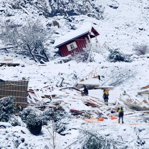 Terror bajo la nieve en Noruega