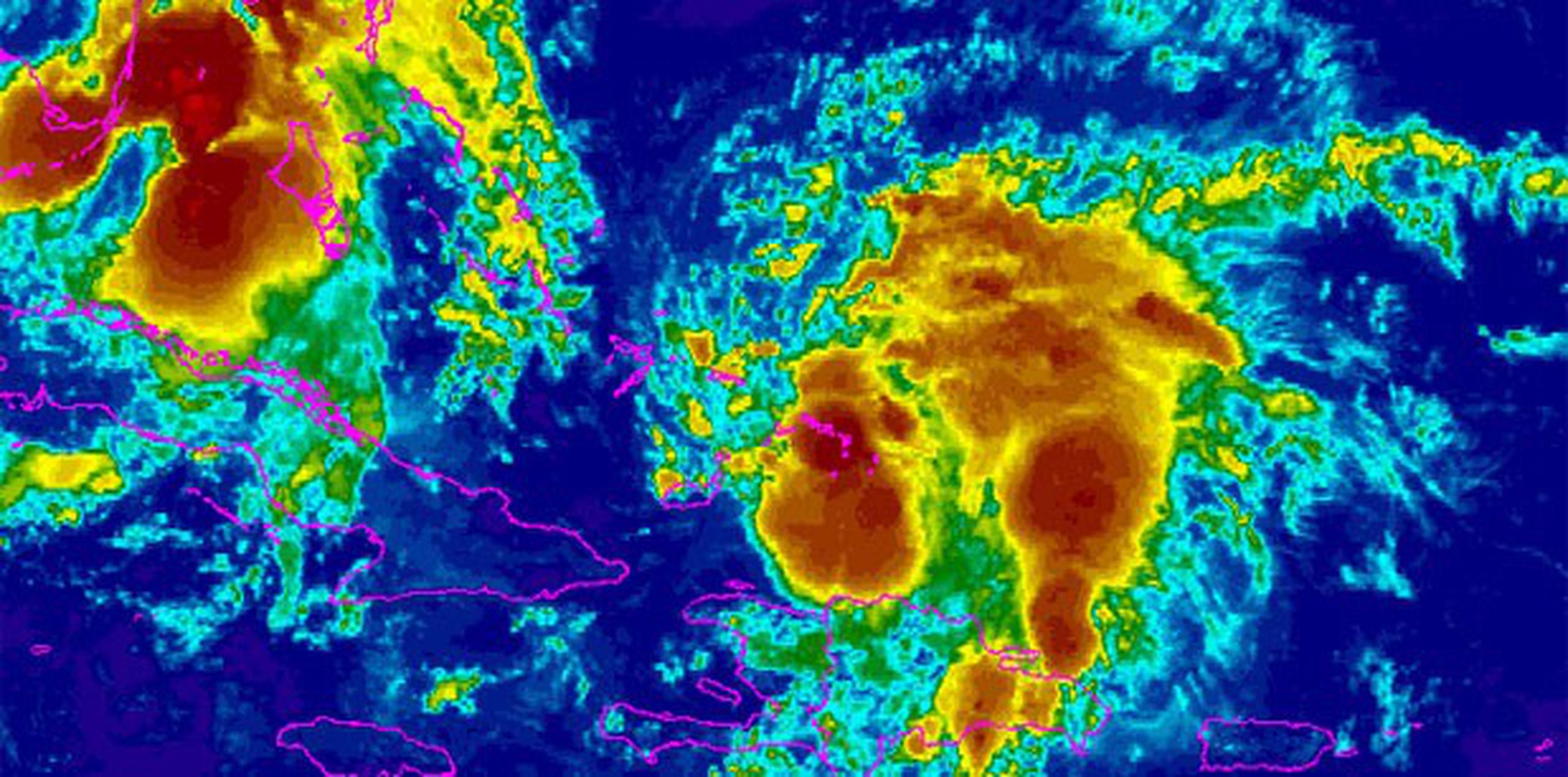 Los meteorólogos del NHC prevén para hoy que habrá "poco cambio en el fortalecimiento" de Bertha.(NOAA)
