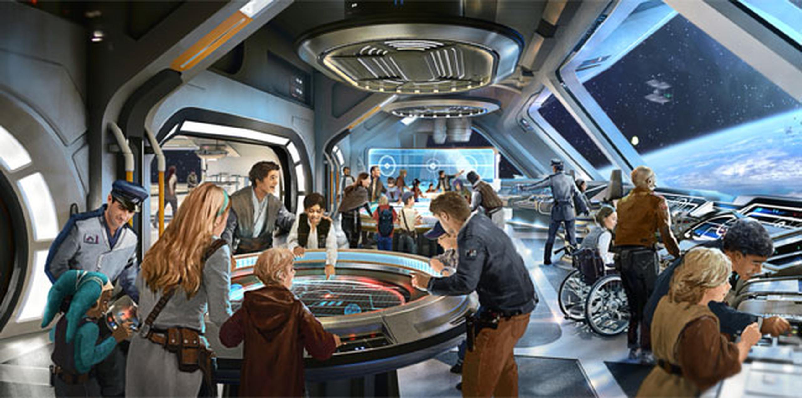 Los aficionados podrán visitar en 2019 la nueva "tierra" de Disney dedicada a la "Guerra de las Galaxias" tanto en Disneyland Park, en California, como en Hollywood Studios, en Florida. (Suministrada)