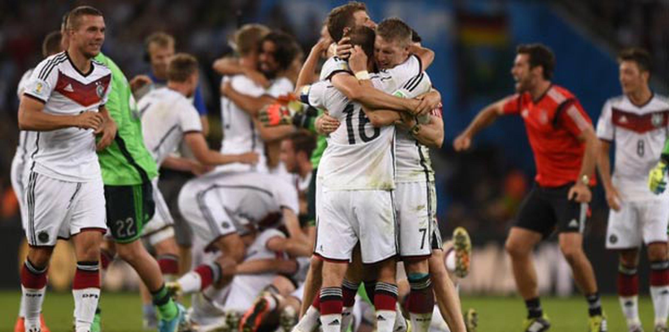 Para Alemania, es su cuarto campeonato del Mundo. (AFP)