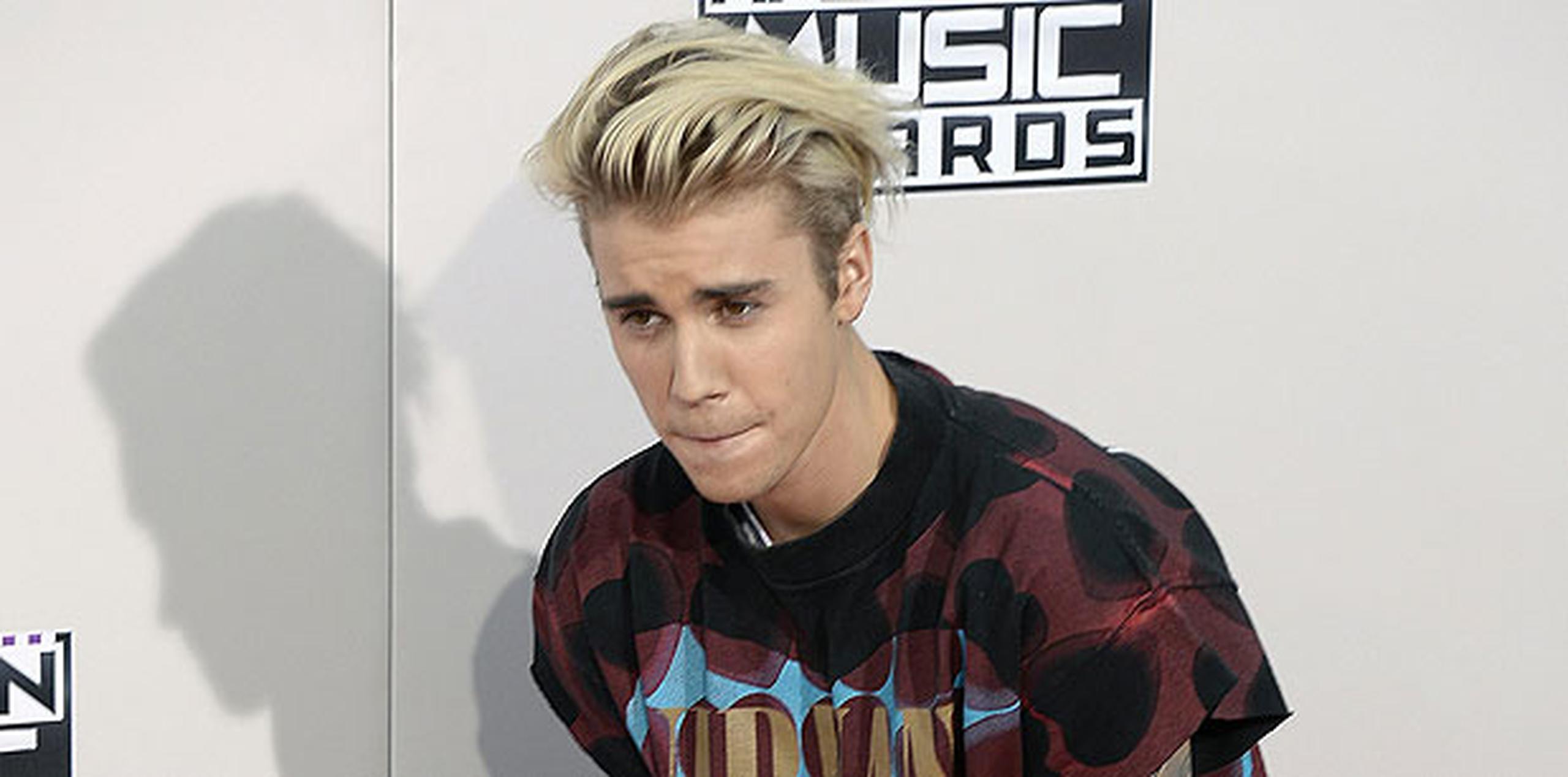 Justin Bieber a su llegada a los American Music Awards el pasado 22 de noviembre. (EFE)