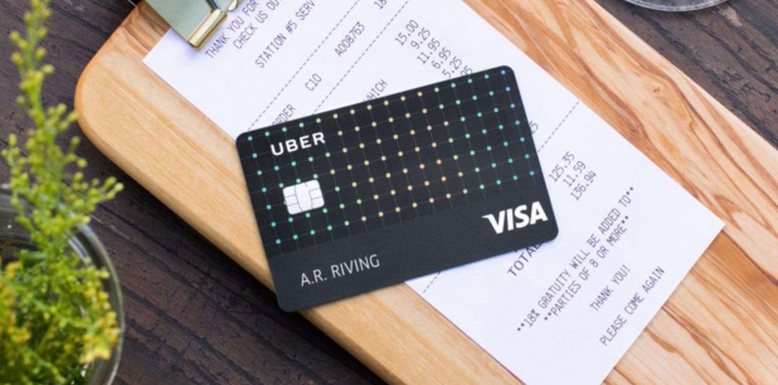 Uber Visa no cobrará honorarios adicionales por su uso fuera de Estados Unidos y no tendrá una anualidad. (Uber)