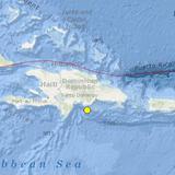 Se registra sismo de magnitud 5.0 en aguas al sur de República Dominicana
