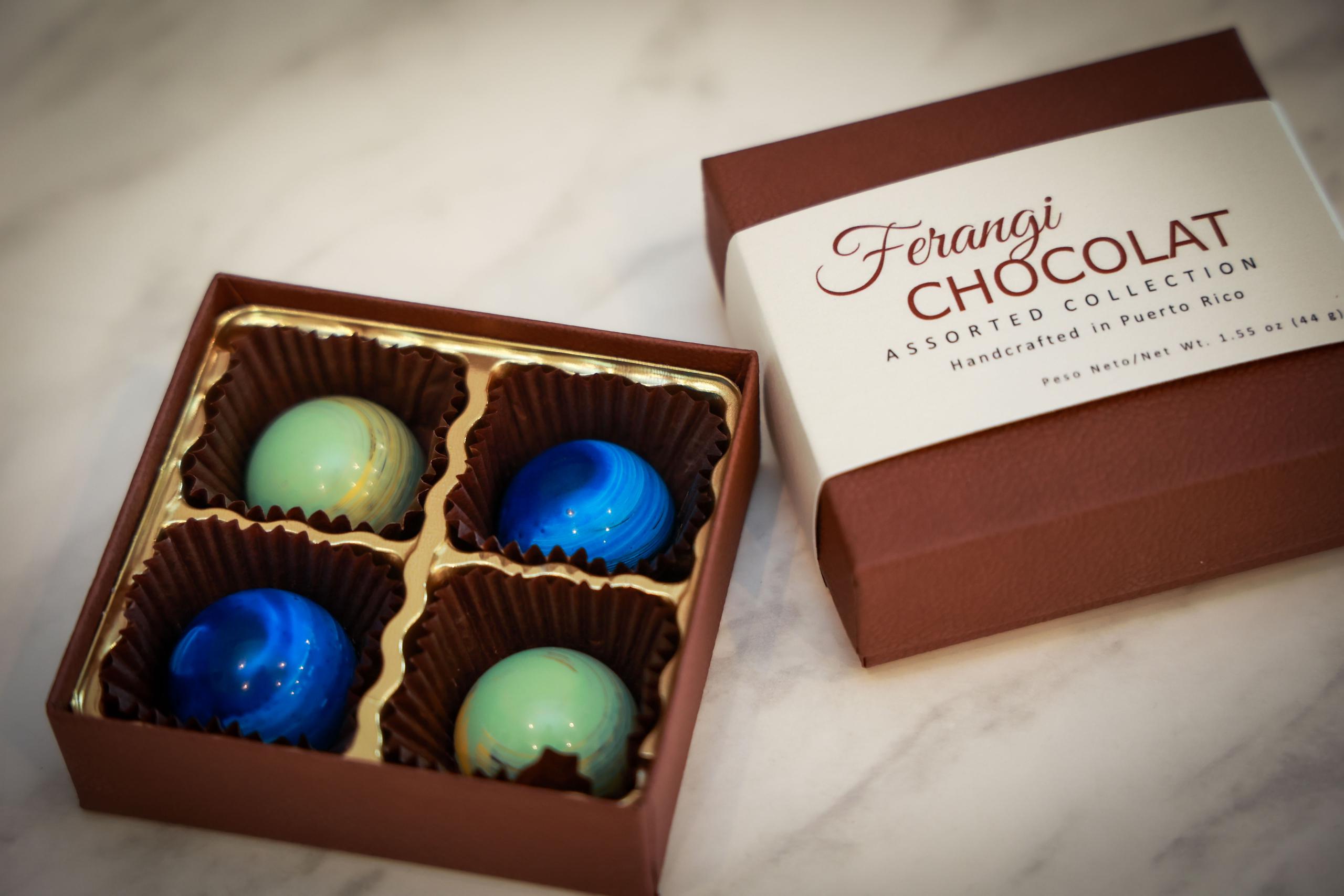 Algunos de los productos de Ferangi Chocolat se exportan a Estados Unidos y gozan de gran prestigio por su calidad.