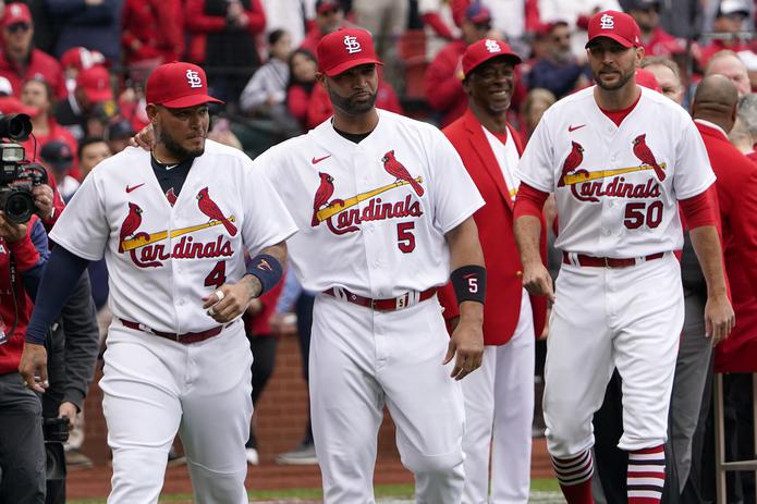 Los Cardinals rinden tributo especial a Yadier Molina, Albert Pujols y Adam  Wainwright - Primera Hora