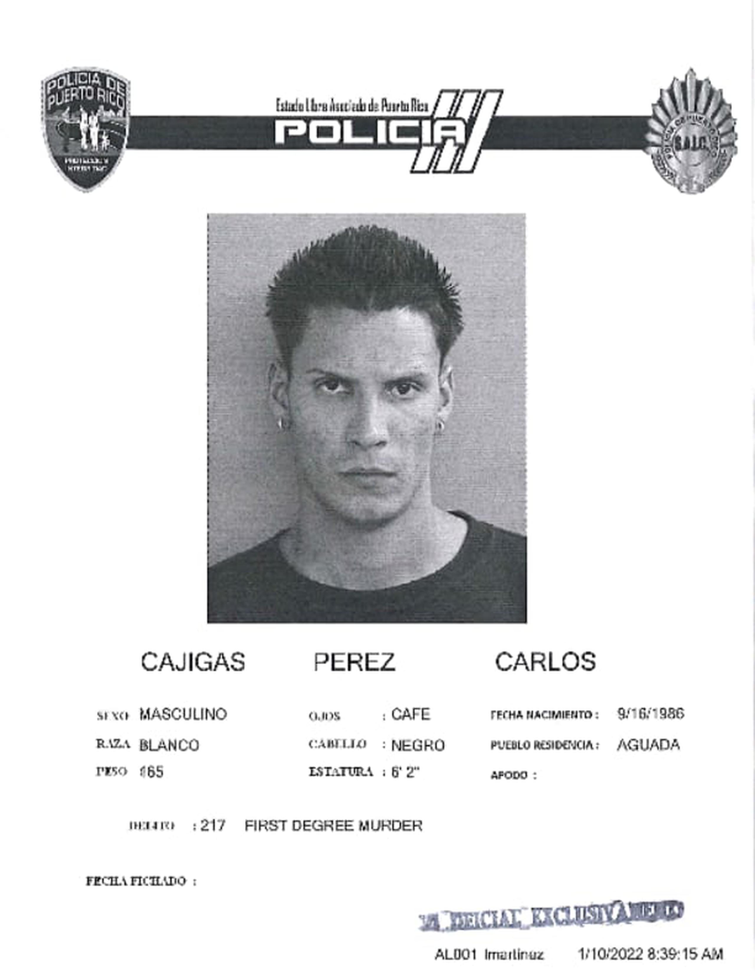 Carlos Cajigas Pérez fue baleado mientras viajaba como pasajero en una camioneta en el kilómetro 144 de la carretera PR-2, en el barrio Caracol, en Añasco. 